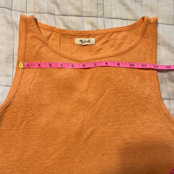 Madewell peach linen poly blend super soft. - Picture 3 of 8